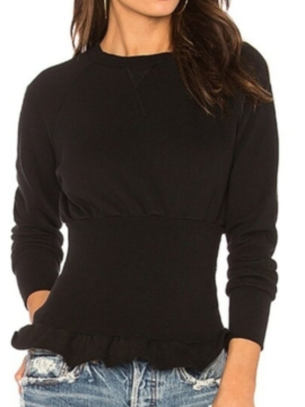 NSF Indira Ruffle Sweatshirt Large